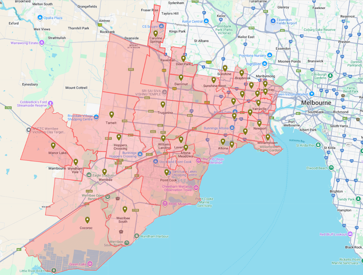 Fitmyhouse map Melbourne Cabinet Maker