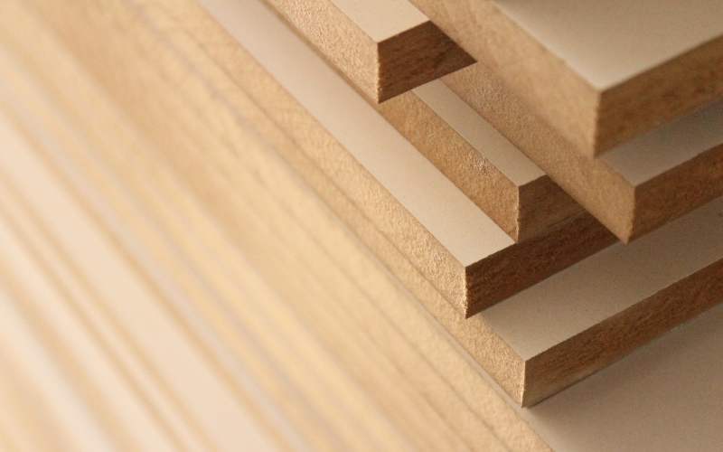 Moisture-resistant MDF material
