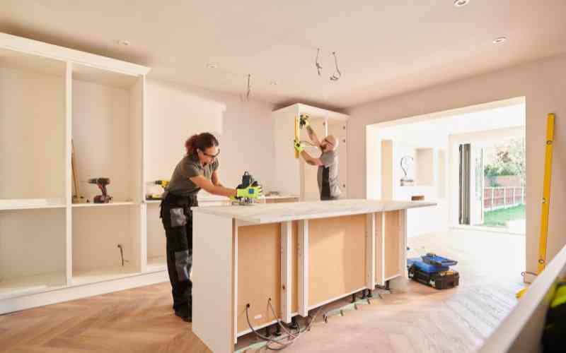 Replacement of cabinets